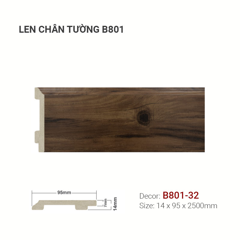 Plastic skirting B801-32