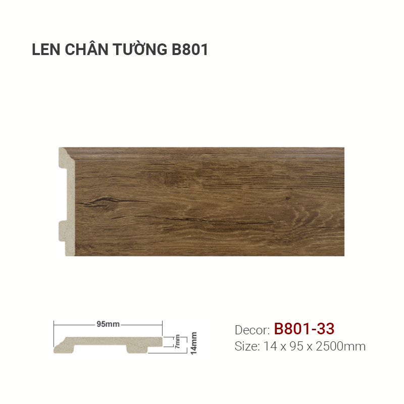 Plastic skirting B801-33