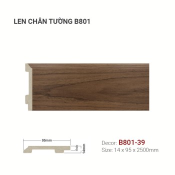 Plastic skirting B801-39