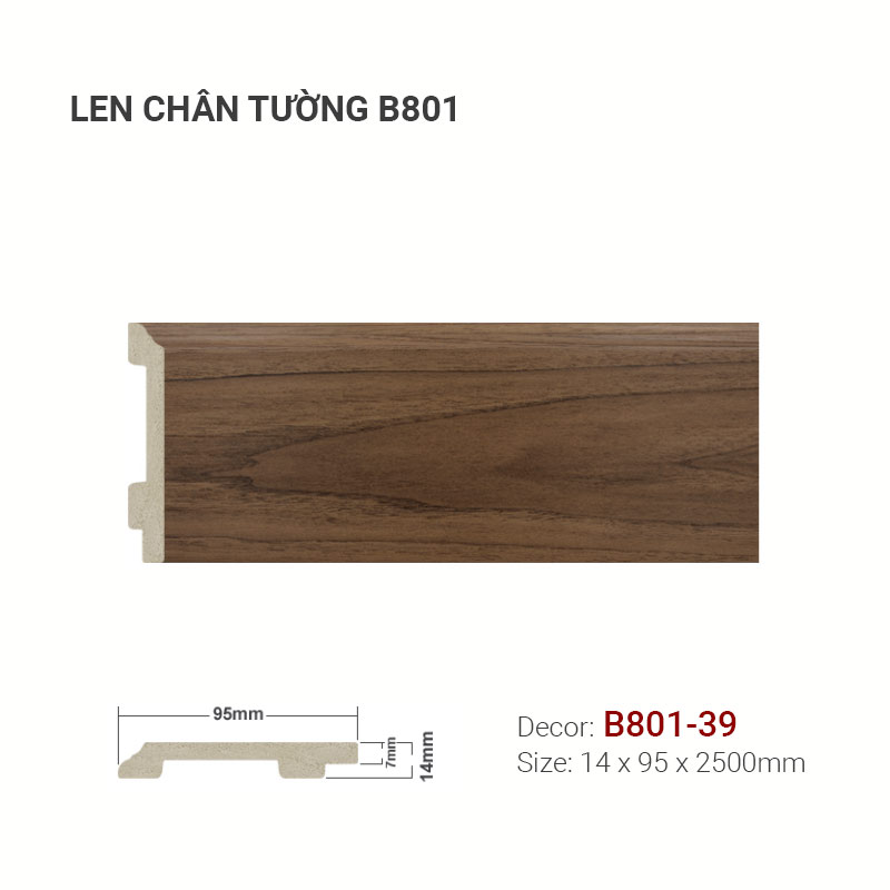 Plastic skirting B801-39