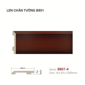 Plastic skirting B801-4