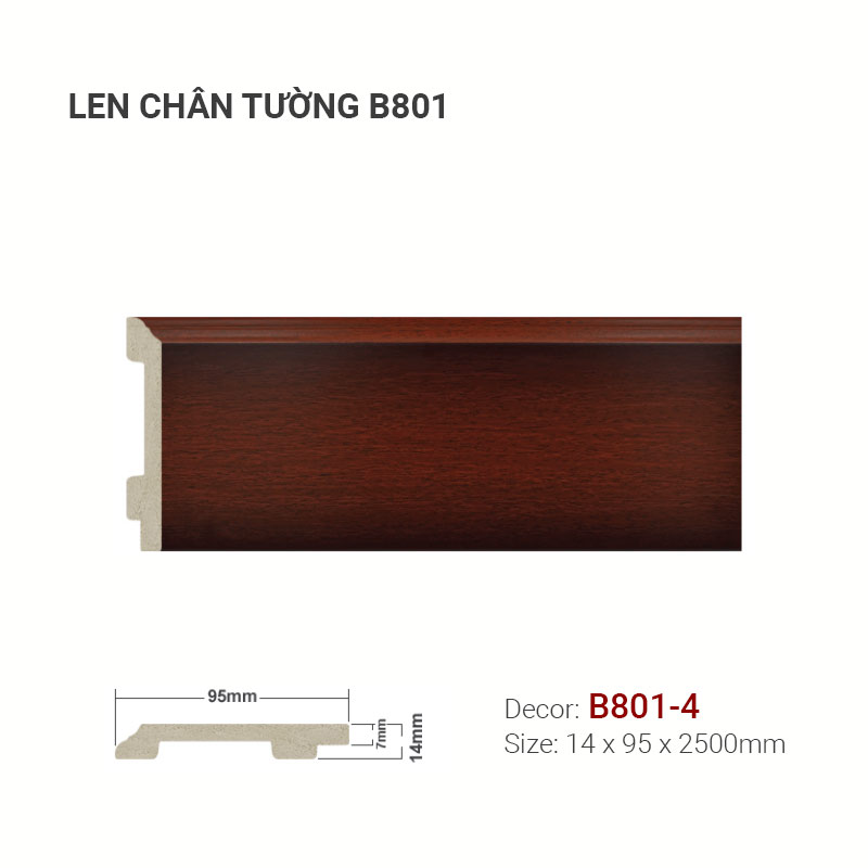 Plastic skirting B801-4