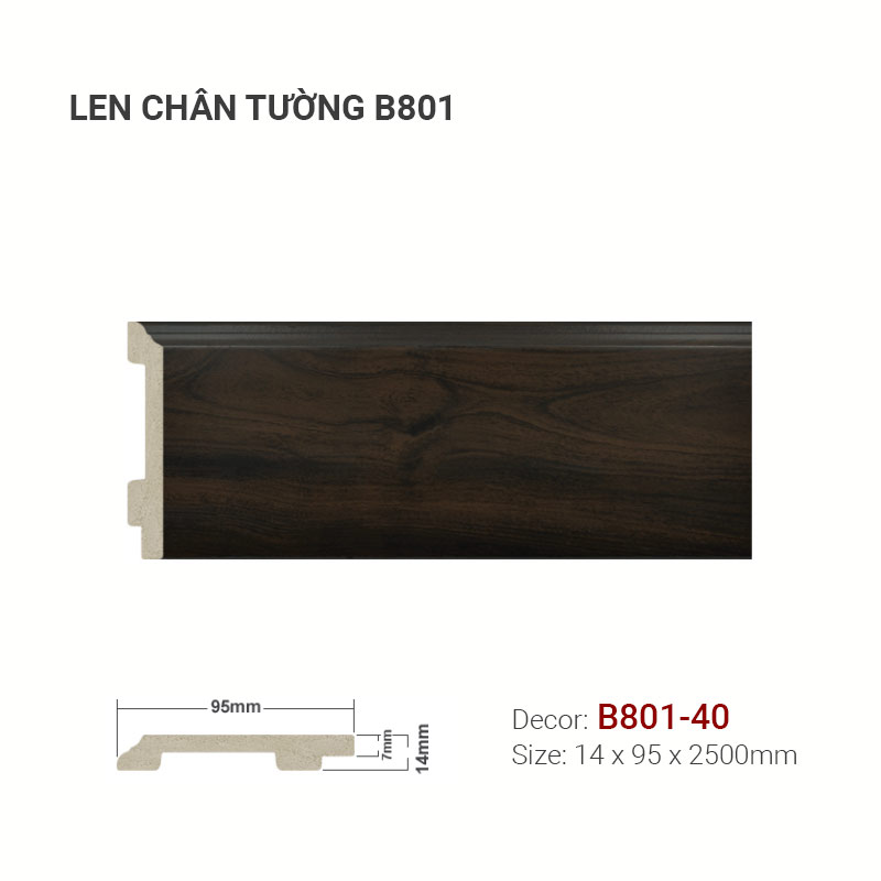 Plastic skirting B801-40