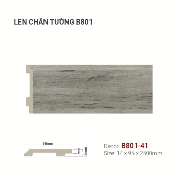 Plastic skirting B801-41