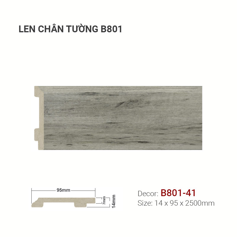 Plastic skirting B801-41