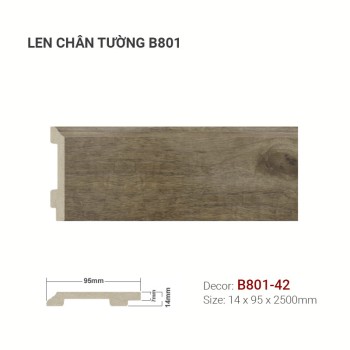 Plastic skirting B801-42