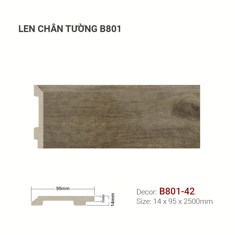 Plastic skirting B801-42