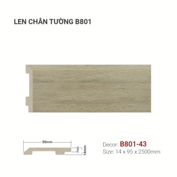 Plastic skirting B801-43