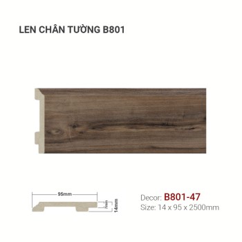 Plastic skirting B801-47
