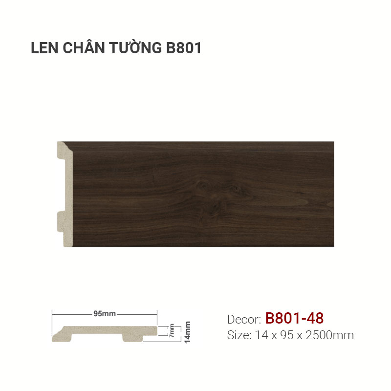 Plastic skirting B801-48