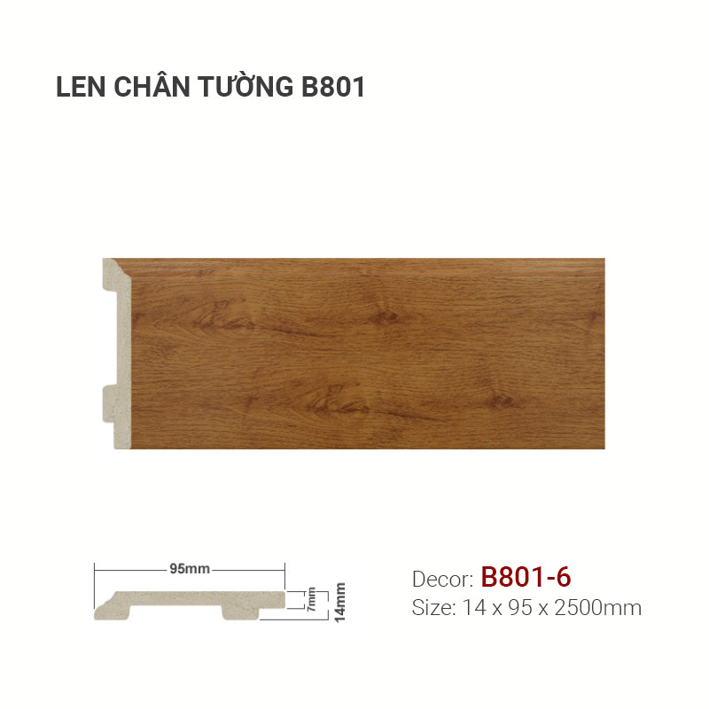 Plastic skirting B801-6