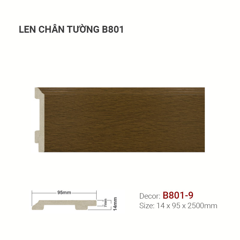 Plastic skirting B801-9