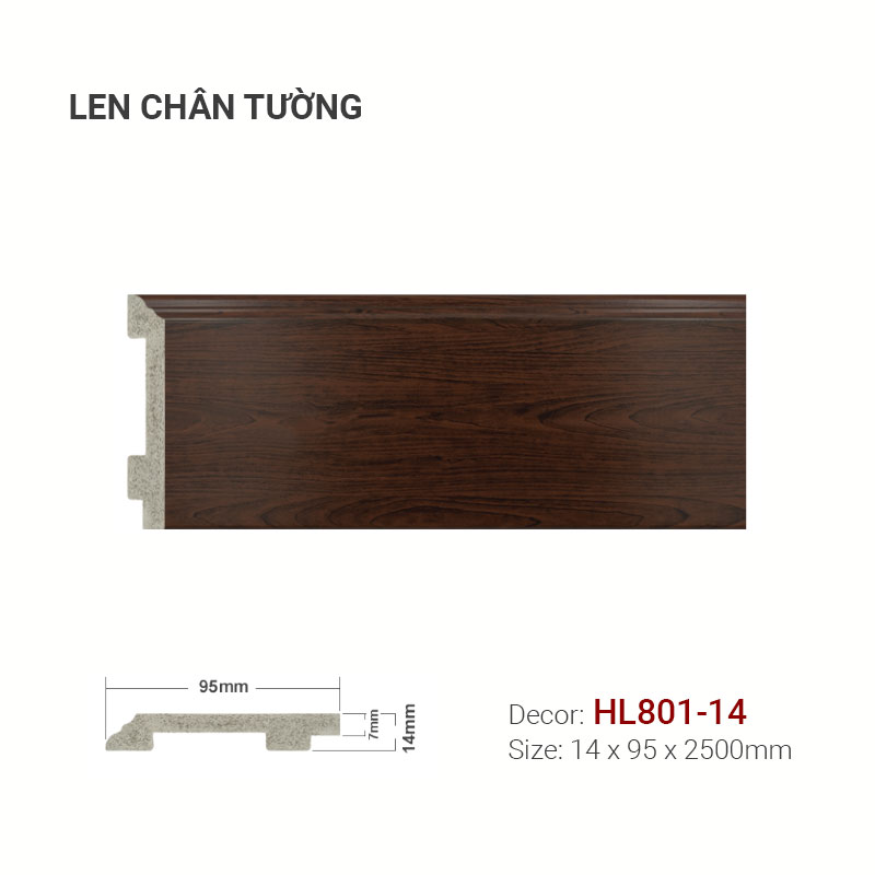 Plastic skirting HL801-14