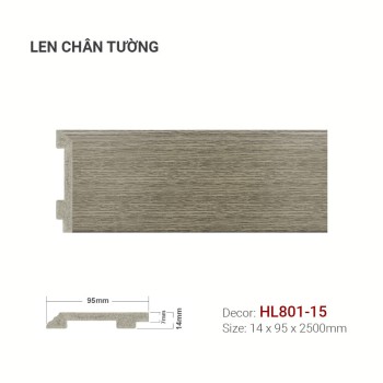 Plastic skirting HL801-15