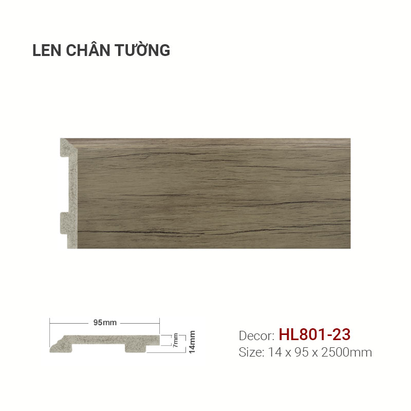 Plastic skirting HL801-23