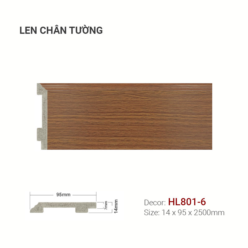 Plastic skirting HL801-6