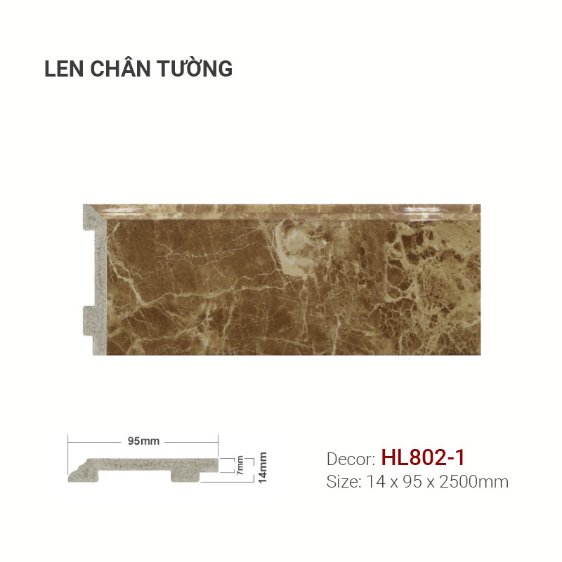 Plastic skirting HL802-1