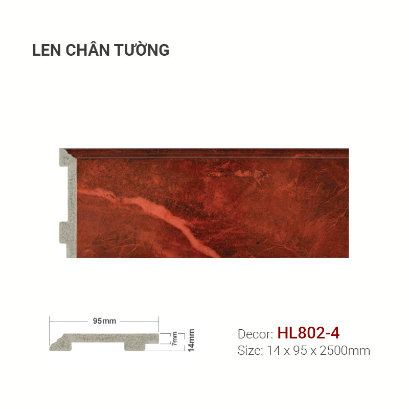 Plastic skirting HL802-4