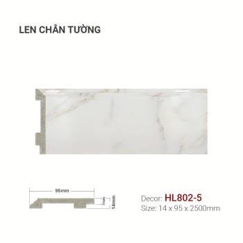 Plastic skirting HL802-5