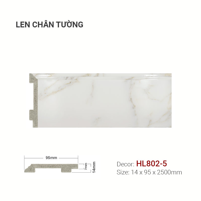 Plastic skirting HL802-5