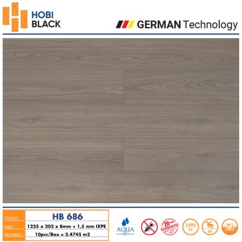 Hobi Black 8mm HB686