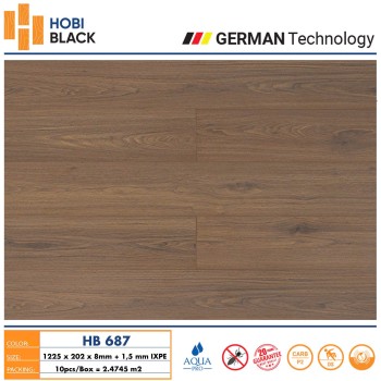 Hobi Black 8mm HB687