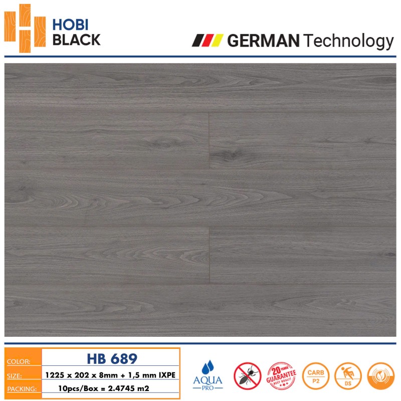 Hobi Black 8mm HB689