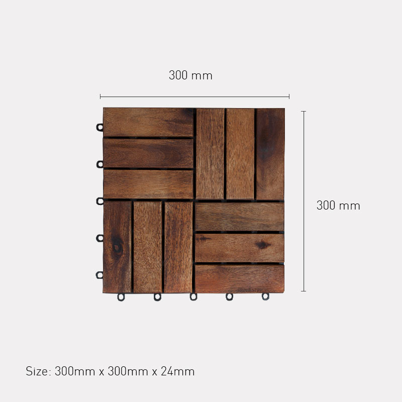 Acacia Decking Title 12 - Brown