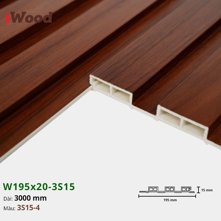 Wall panel iWood 3S15-4