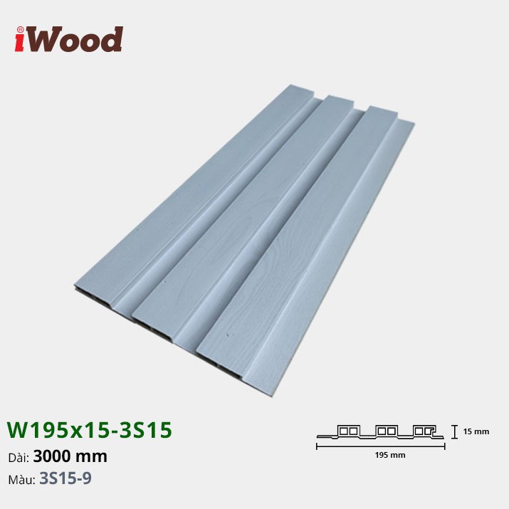 Wall panel iWood 3S15-9