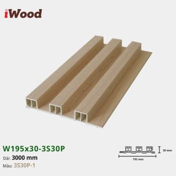 Wall panel iWood 3S30P-1