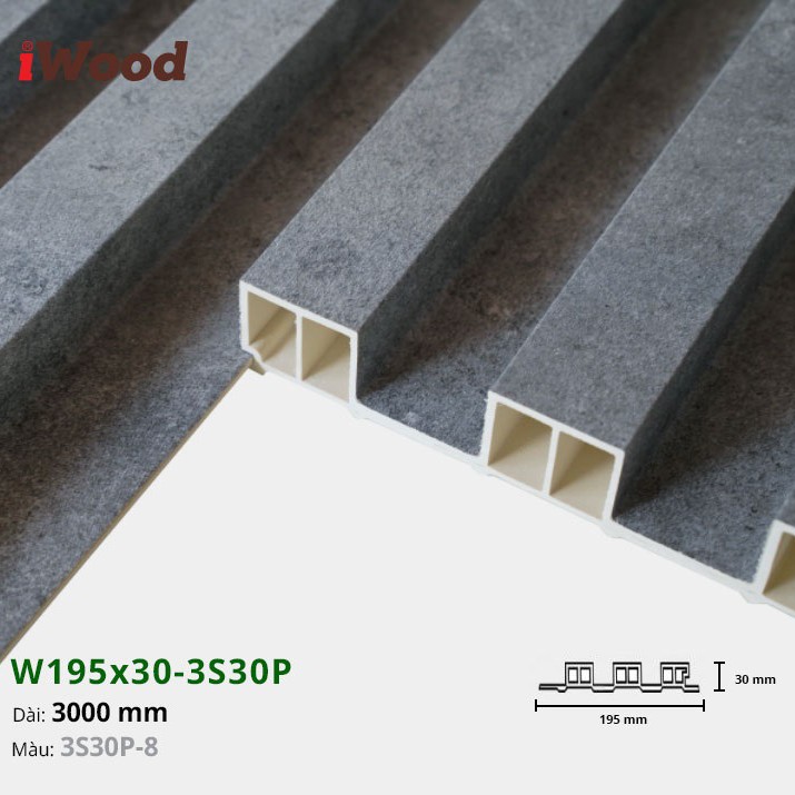 Wall panel iWood 3S30P-8