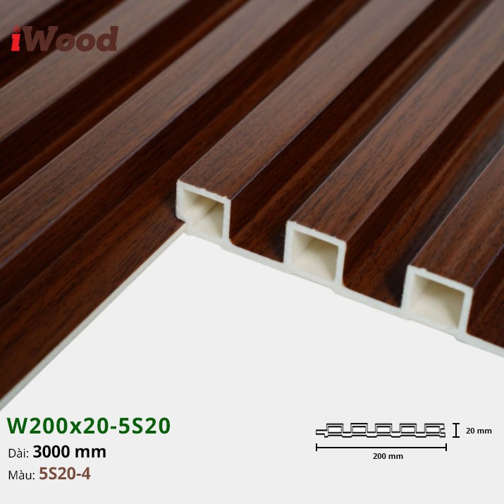 Wall panel iWood 5S20-4