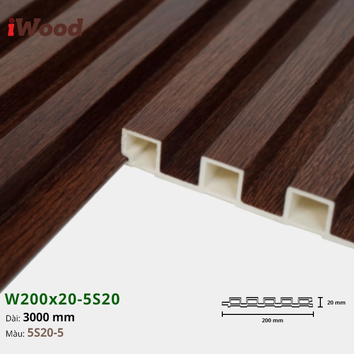 Wall panel iWood 5S20-5