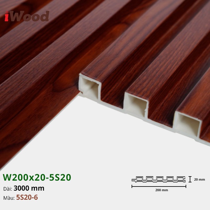 Wall panel iWood 5S20-6