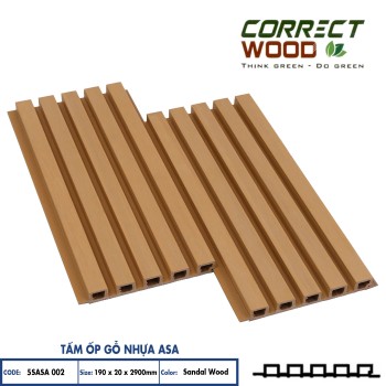 ASA Coated Plastic Wood Panels Corret Wood 5SASA 002