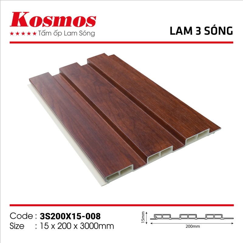 Wall panel Komos 3S200X15-008